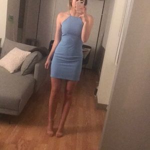 Blue glamorous dress